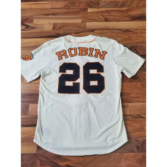 Disney Winnie The Pooh Tiggers # 26 Robin Baseball Jersey Adult Sz M